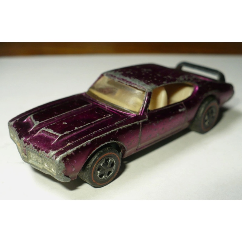 VINTAGE ORIGINAL 1971 HOT WHEELS REDLINE OLDS 442 Magenta Spectraflame
