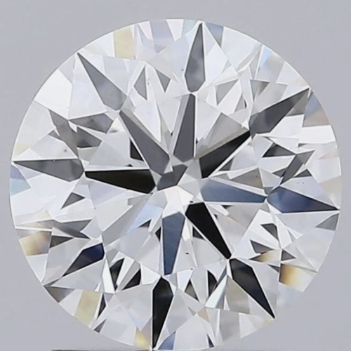 Natural Round Brilliant Loose Diamond GIA Certified 0.51 CT D Color VVS1 Clarity