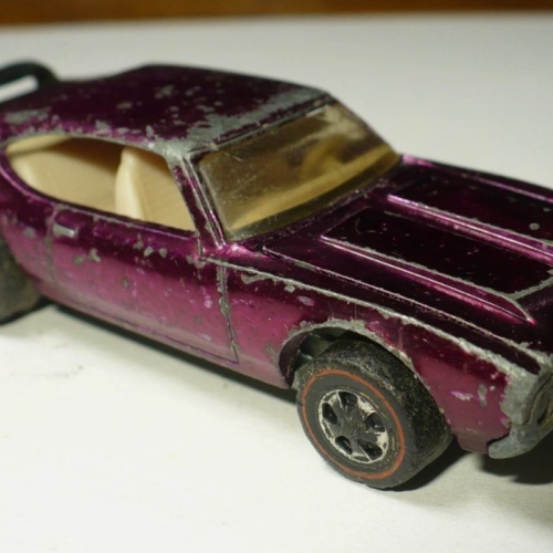 VINTAGE ORIGINAL 1971 HOT WHEELS REDLINE OLDS 442 Magenta Spectraflame