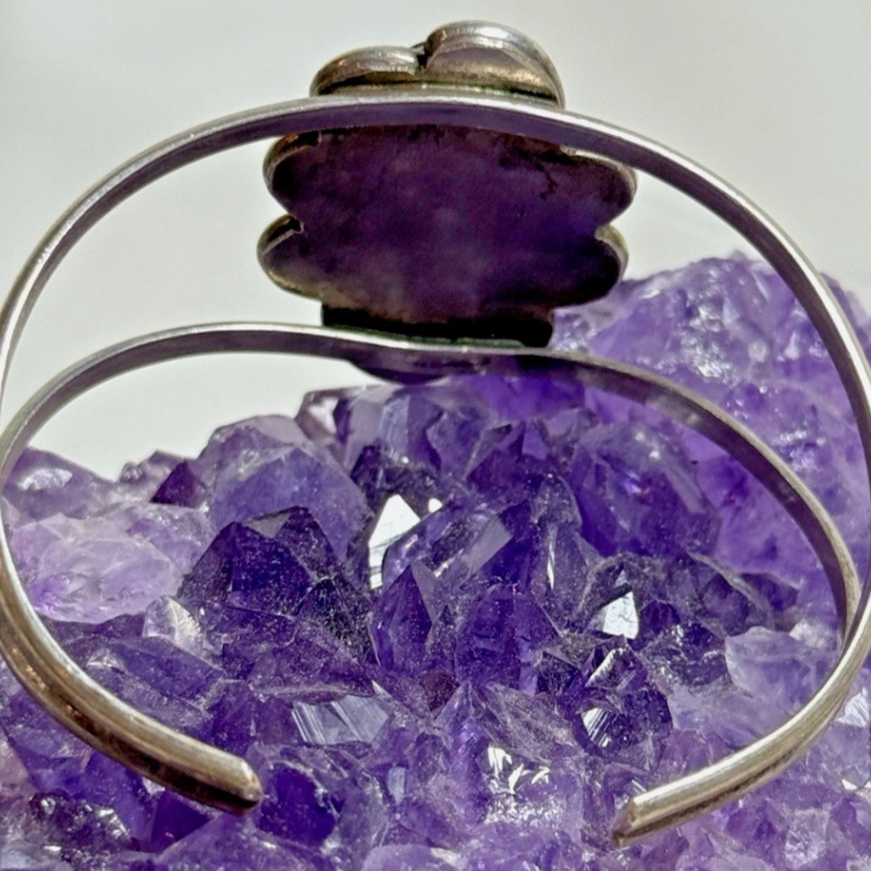 Vintage Navajo Sterling Silver and Turquoise 6.5" Cuff Bracelet, 19.6 grams